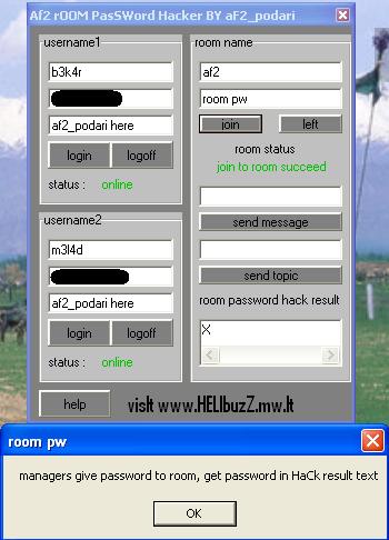 Af2 room password hacker1
